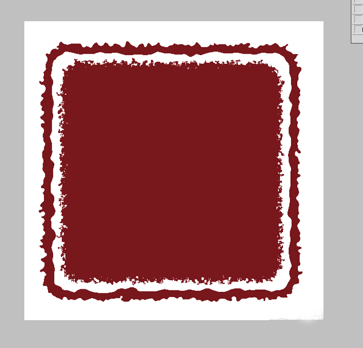 photoshop繪制一枚書法印章