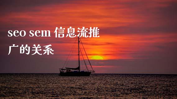 seo sem 信息流推廣的關(guān)系