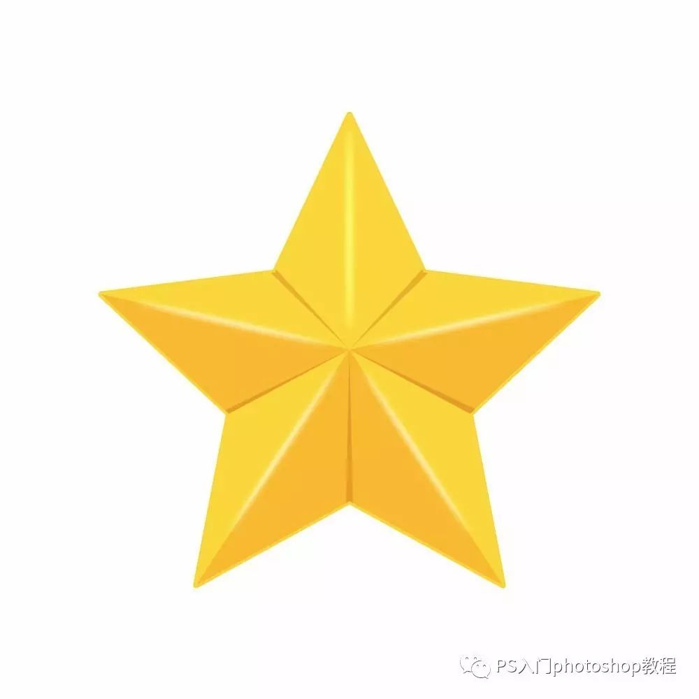 PS教程：制作五角星圖標