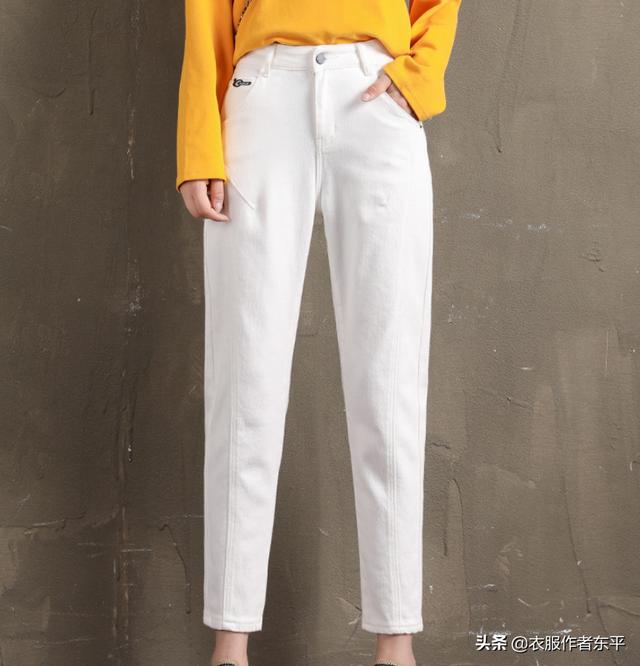 牛仔直筒連體褲裁剪圖（舒服的牛仔小白褲）(2)