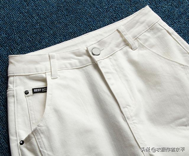 牛仔直筒連體褲裁剪圖（舒服的牛仔小白褲）(7)