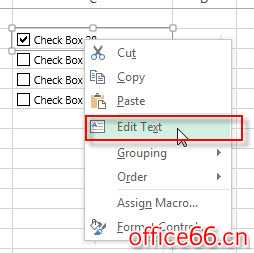 Excel 中如何一次插入多個復選框