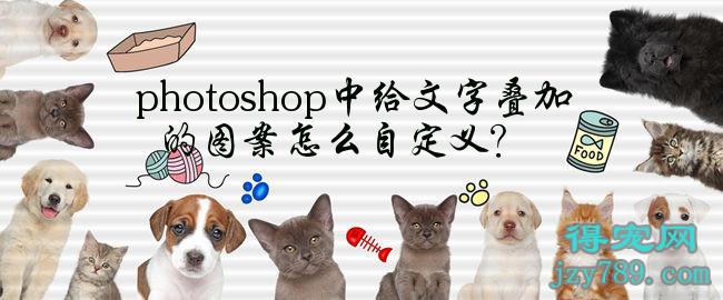 photoshop中給文字疊加的圖案怎么自定義？(ps中怎么添加圖案疊加的樣式)
