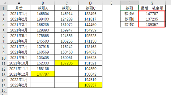 Excel函數公式應用技巧：數據匹配問題