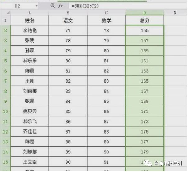 wps表格怎么自動求和_wpsxlsx表格自動求和_wpsexcel自動求和